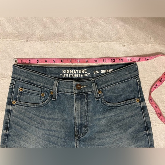 Men’s Levi Strauss Signature S26 Skinny Jeans 30x32 Medium Light Wash - Picture 2 of 9